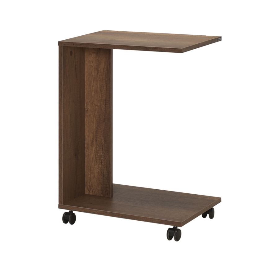 Avlastningsbord 65x35 cm brun