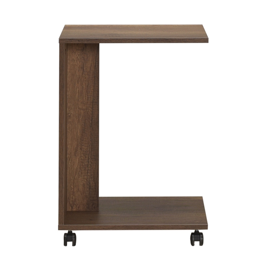 Avlastningsbord 65x35 cm brun