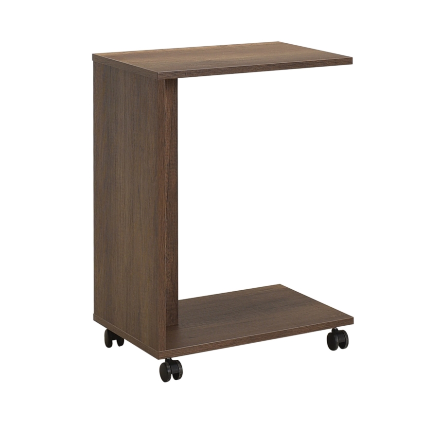 Avlastningsbord 65x35 cm brun