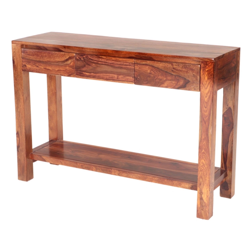 Avlastningsbord GANI 76x130 cm massivt trä/rosenträ