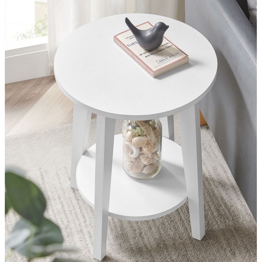 Avlastningsbord KAEL, vitt