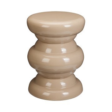 Avlastningsbord PETIT Ø 31 cm, beige