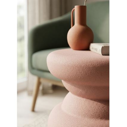 Avlastningsbord PETIT Ø 31 cm, rosa