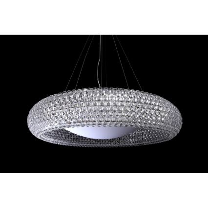 Azzardo AZ0289 - Ljuskrona med snöre ACRYLIO 6xT5/40W/230V