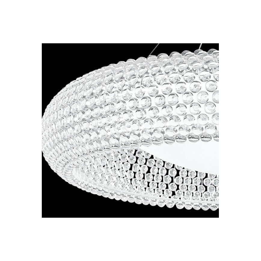 Azzardo AZ0289 - Ljuskrona med snöre ACRYLIO 6xT5/40W/230V