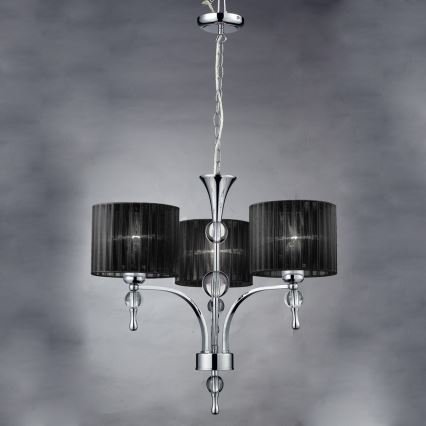 Azzardo AZ0498 - Ljuskrona med kedja IMPRESS 3xE27/60W/230V