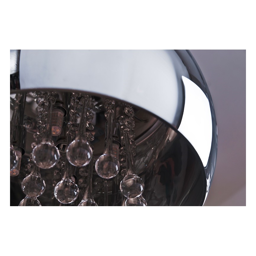 Azzardo AZ0699 - Ljuskrona med snöre BURN 5xG9/40W/230V