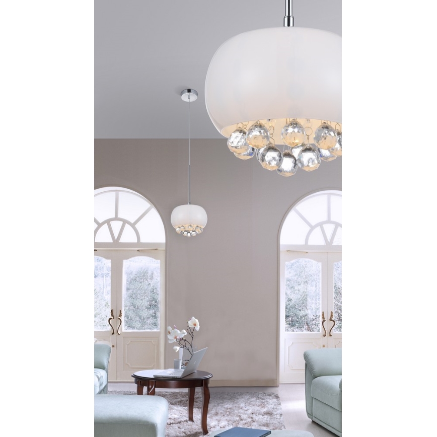 Azzardo AZ0701 - Ljuskrona med snöre QUINCE 5xG9/40W/230V