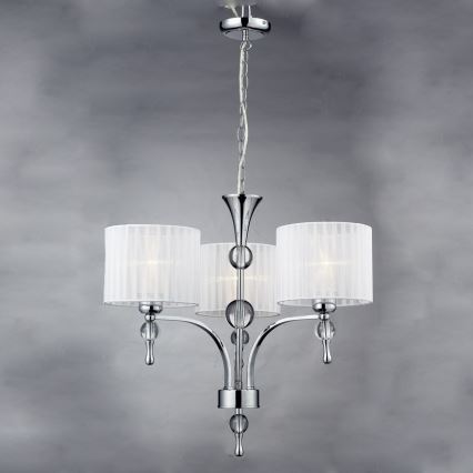 Azzardo AZ1006 - Ljuskrona med kedja IMPRESS 3xE27/60W/230V