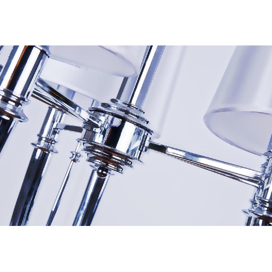 Azzardo AZ1389 – Ljuskrona DIABLO 12×E14/11W/230V Vit