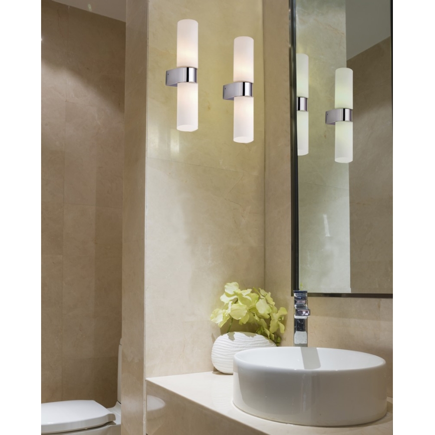 Azzardo AZ1603 - Badrumsbelysning vägg GAIA 2xG9/33W/230V IP44