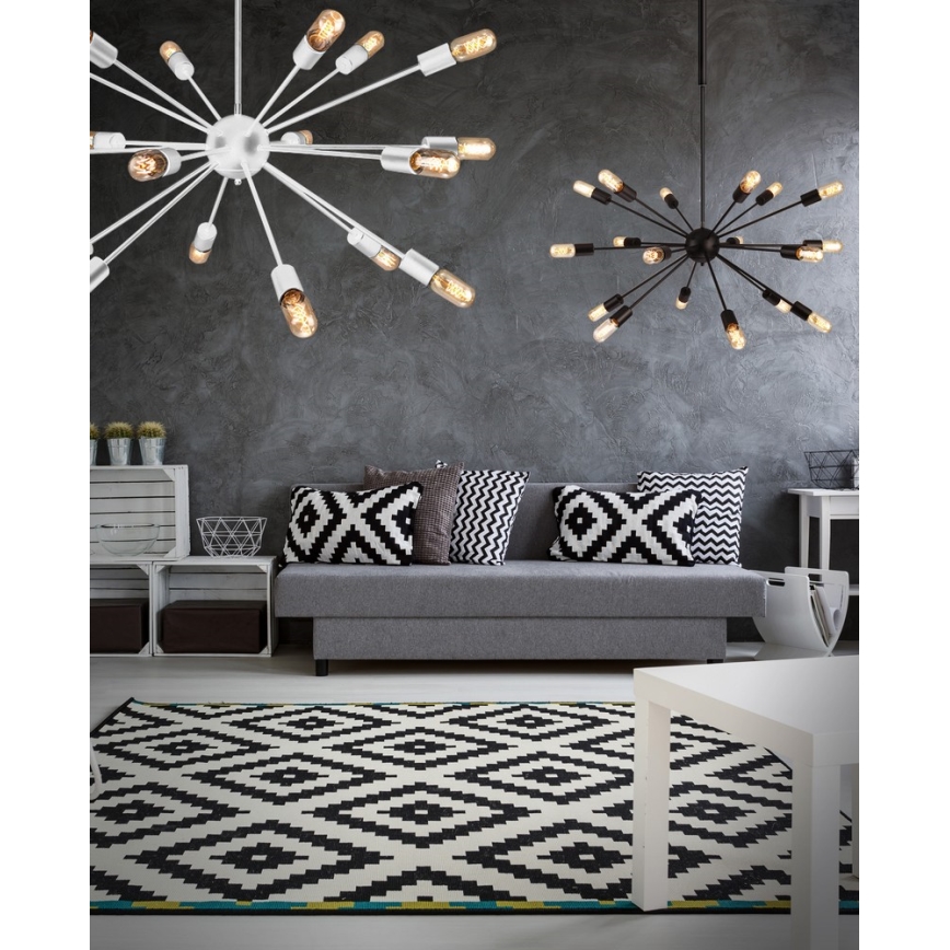 Azzardo AZ1658 - Hängande Ljuskrona ORBIT 18xE27/60W/230V