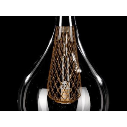 Azzardo AZ1687 - Ljuskrona med snöre ELEKTRA 1xG9/40W/230V