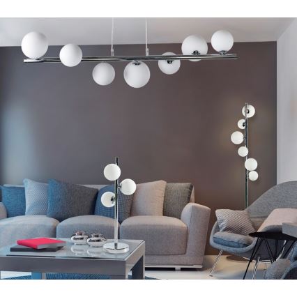 Azzardo AZ2101 - Golvlampa SYCARLA 6xG9/25W/230V