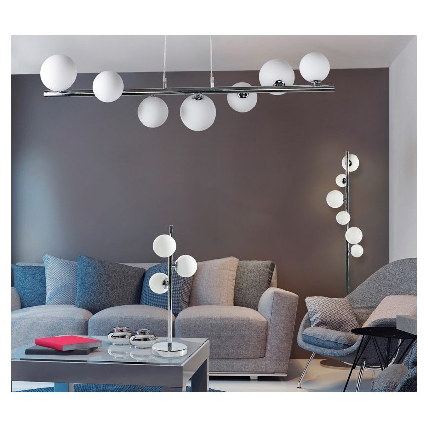 Azzardo AZ2101 - Golvlampa SYCARLA 6xG9/25W/230V