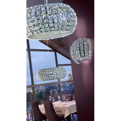 Azzardo AZ2520 - Kristall Vägglampa SOPHIA 2xG9/40W/230V