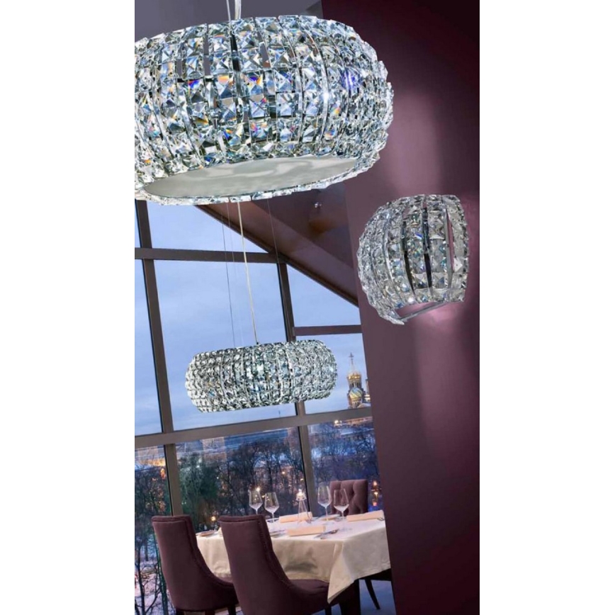 Azzardo AZ2520 - Kristall Vägglampa SOPHIA 2xG9/40W/230V