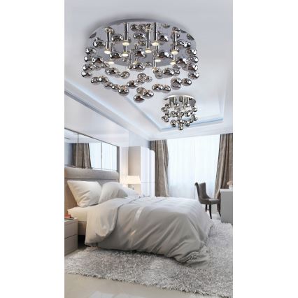 Azzardo AZ2541 - Takbelysning LUVIA 6xGU10/40W/230V