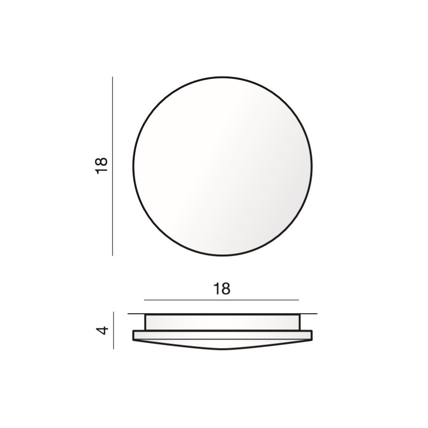 Azzardo AZ2715 - LED Takbelysning ANCONA 1xLED/12W/230V