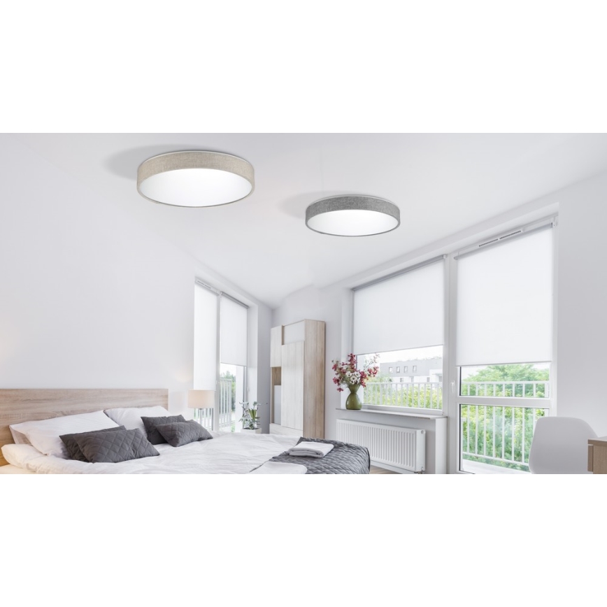 Azzardo AZ2717 - Dimbar LED-takarmatur COLLODI LED/50W/230V + fjärrkontroll