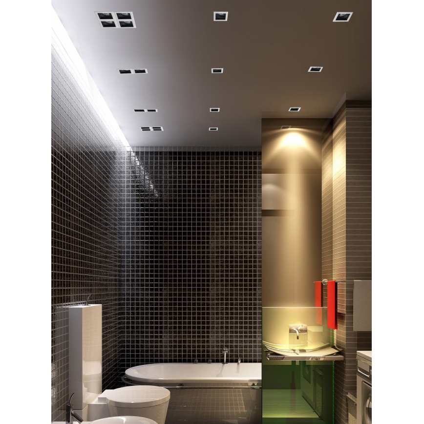 Azzardo AZ2802 - Infälld Belysning MINORKA 1xGU10/50W/230V