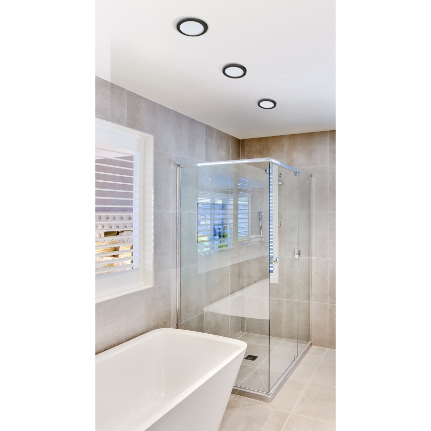 Azzardo AZ2843 - infälld badrumsarmatur SLIM LED/12W/230V IP44 CRI 90