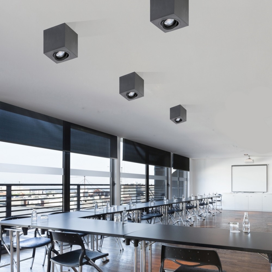 Azzardo AZ2878 - Badrumsbelysning tak BRANT 1xGU10/50W/230V IP44