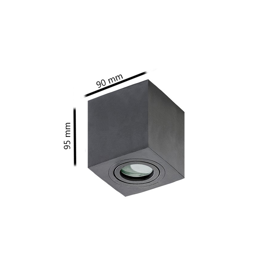 Azzardo AZ2878 - Badrumsbelysning tak BRANT 1xGU10/50W/230V IP44