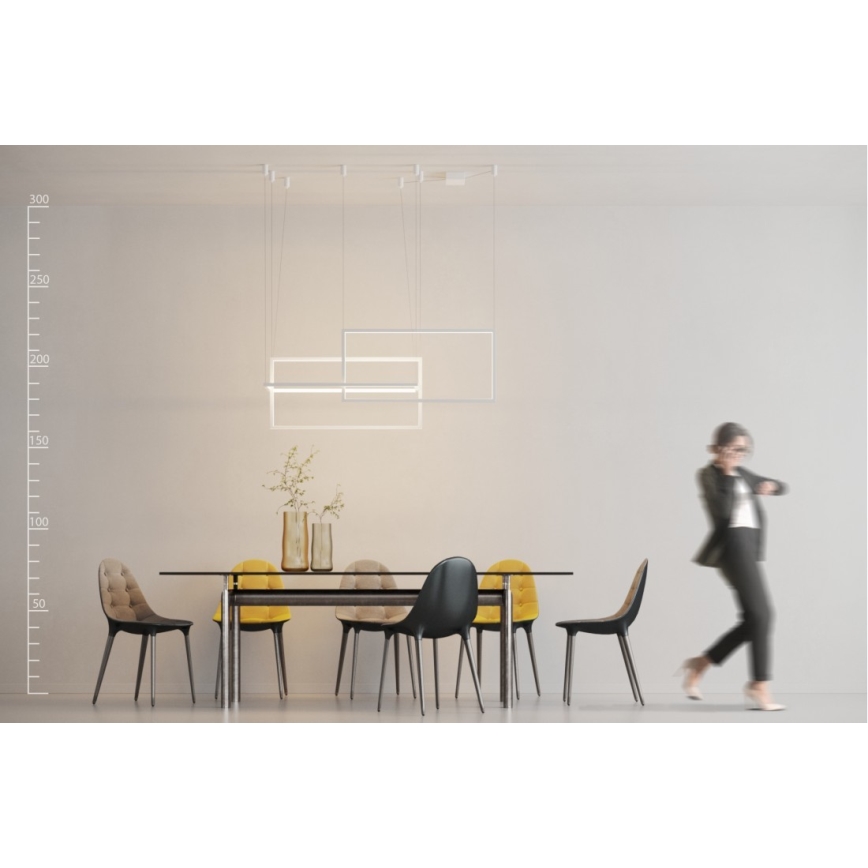 Azzardo AZ2915 - LED dimbar taklampa METRIC 1xLED/135W/230V