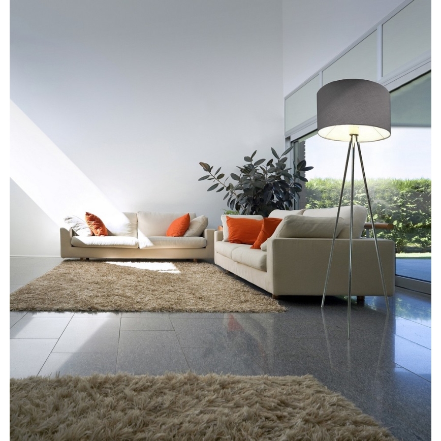 Azzardo AZ2967 - Golvlampa Fin 1xE27/60W/230V