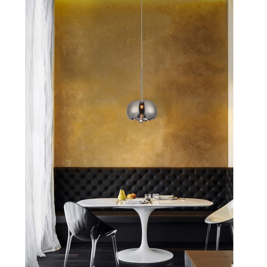 Azzardo AZ3082 - Ljuskrona med snöre BURN 1xG9/40W/230V