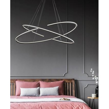 Azzardo AZ3356 - Dimbar LED-lampakrona med snöre ALESSIA LED/100W/230V