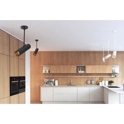 Azzardo AZ3518 - Hängande Ljuskrona LENS 1xGU10/35W/230V