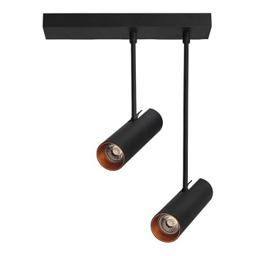 Azzardo AZ3521 - Hängande Ljuskrona LENS 2xGU10/35W/230V