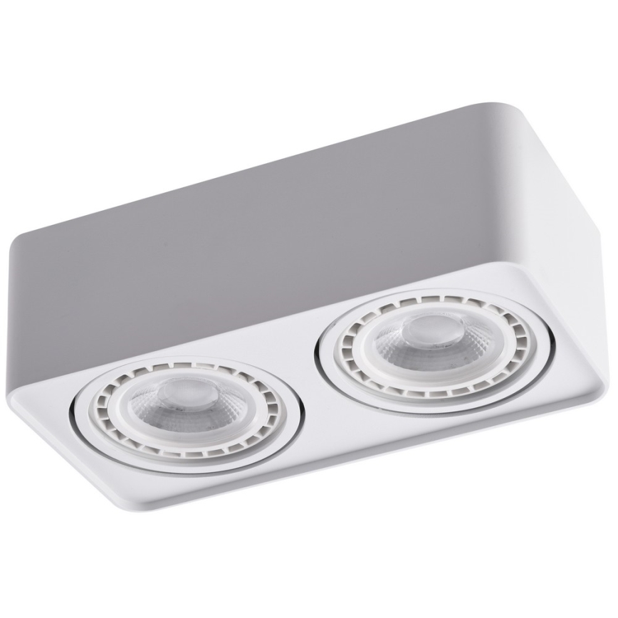 Azzardo AZ4132 - Spotlight  PAOLA 2xGU10-ES111/16W/230V vit 