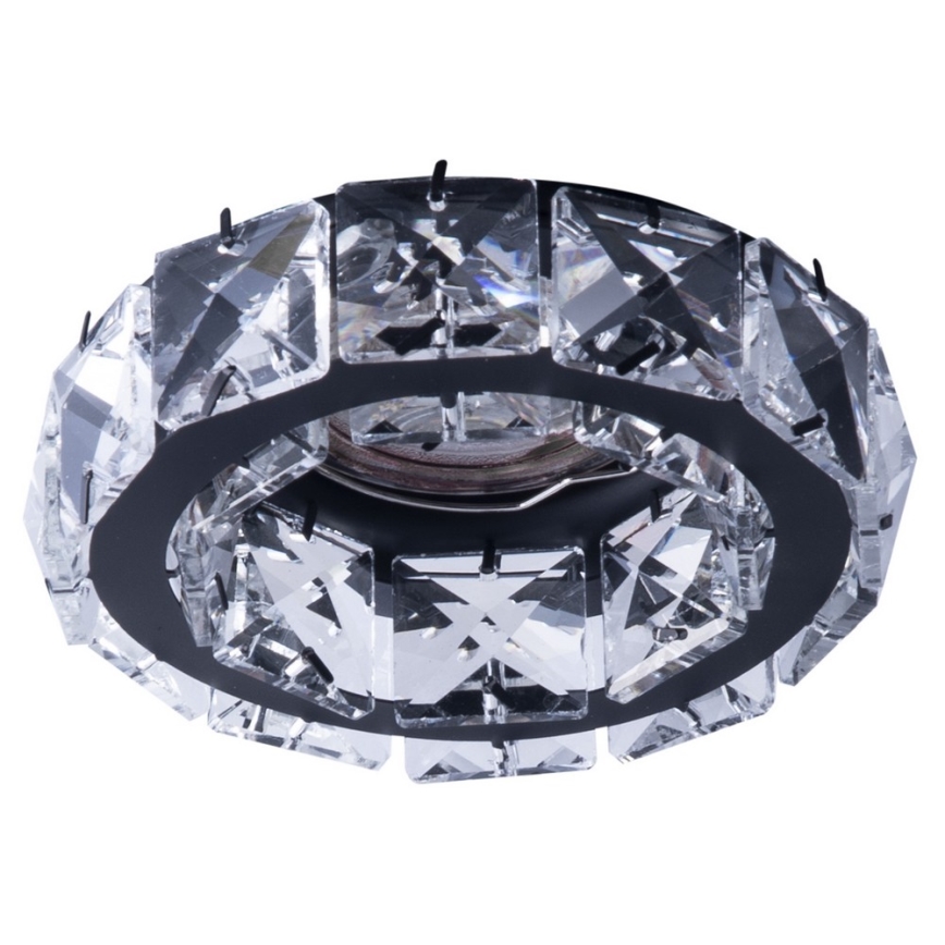 Azzardo AZ4175 - Infälld lampa  ESTER 1xGU10/50W/230V rund  svart 