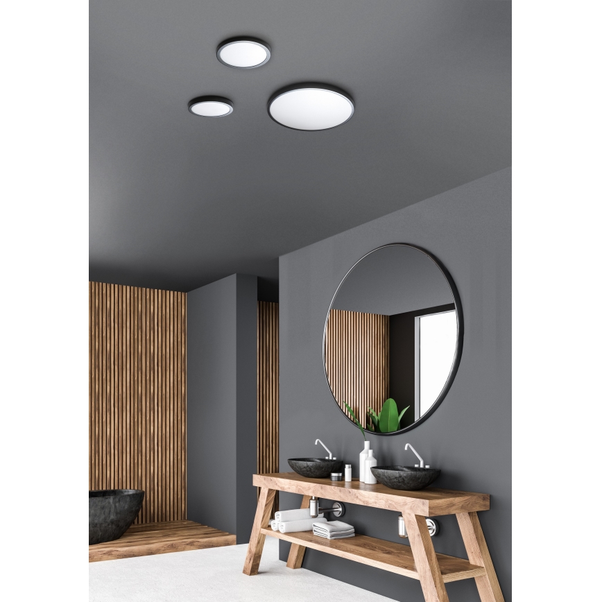 Azzardo AZ4238 - LED taklampa  MALTA LED/18W/230V d. 22,5 cm vit 