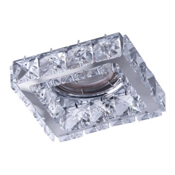 Azzardo AZ4410 - Infälld lampa  ESTER 1xGU10/50W/230V fyrkant  matt krom