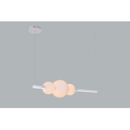 Azzardo AZ4426 - LED Dimmable takkrona  on a string SANDRA LED/48W/230V vit 