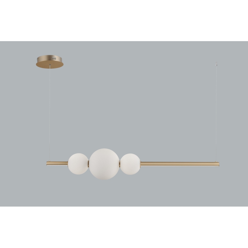 Azzardo AZ4427 - LED Dimmable takkrona  on a string SANDRA LED/48W/230V gold