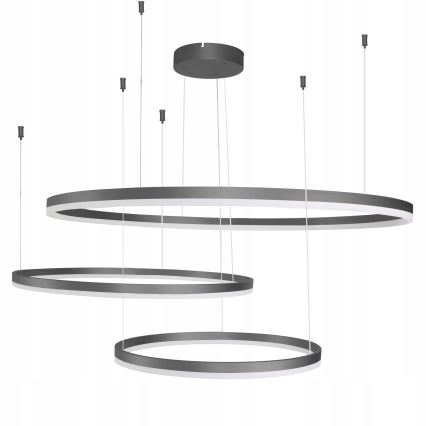 Azzardo AZ4707 - LED-taklampa på kabel HALO LED/130W/230V svart