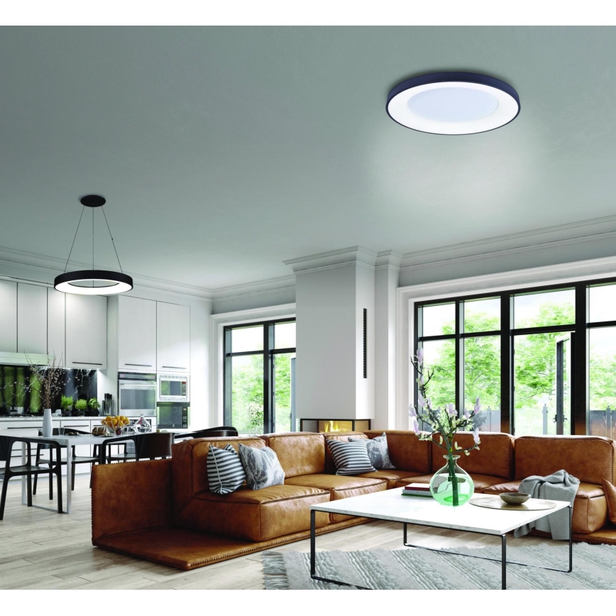 Azzardo AZ4987 - LED taklampa SANTANA LED/30W/230V svart