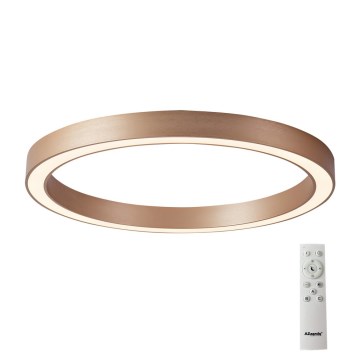 Azzardo AZ5039 - LED Dimbar taklampa MARCO LED/80W/230V guld + fjärrkontroll