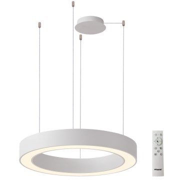 Azzardo AZ5052 - Dimmbar LED-pendel på vajer MARCO LED/100W/230V vit + fjärrkontroll