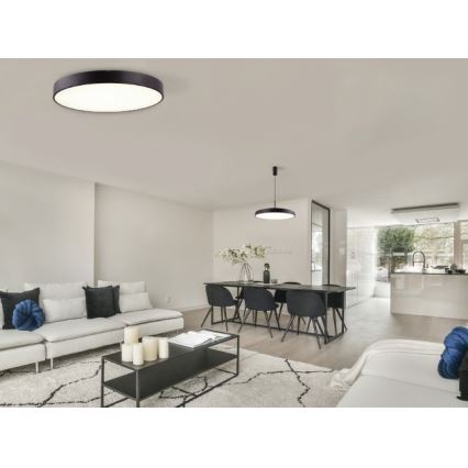 Azzardo AZ5082 - LED Dimbar taklampa MARCELLO LED/60W/230V svart