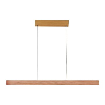 Azzardo AZ5106 - LED ljusreglerad ljuskrona på textilsladd OLIVIER LED/50W/230V brun