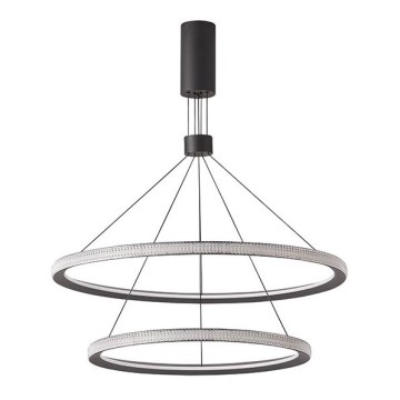 Azzardo AZ5111 - LED ljusreglerad ljuskrona på textilsladd DIEGO LED/70W/230V