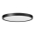 Azzardo AZ5368 - LED dimbar taklampa PANKA LED/24W/230V IP40 svart