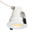 Azzardo AZ5389 - Badrum infälld lampa ROMOLO 1xGU10/50W/230V IP65 vit