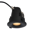 Azzardo AZ5390 - Badrum infälld lampa ROMOLO 1xGU10/50W/230V IP65 svart